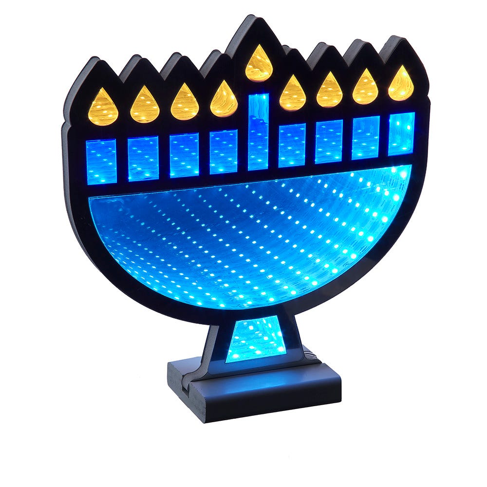 Illuminating Menorah Infinity Light