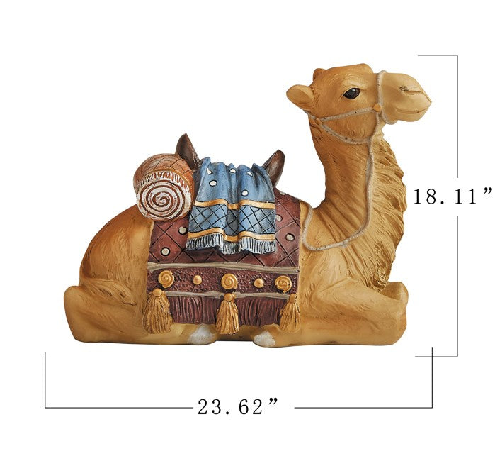 Outdoor Nativity Set - Three Kings and Camel