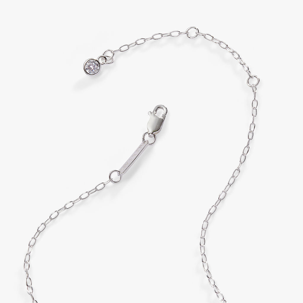 Initial A Precious Elongated Necklace