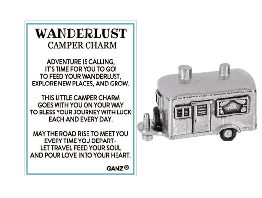 Wanderlust Camper Charm - A Charm for Adventurous Spirits