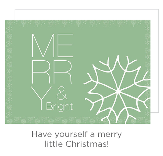 Wonders of Winter Collection – Merry and Bright Snowflake