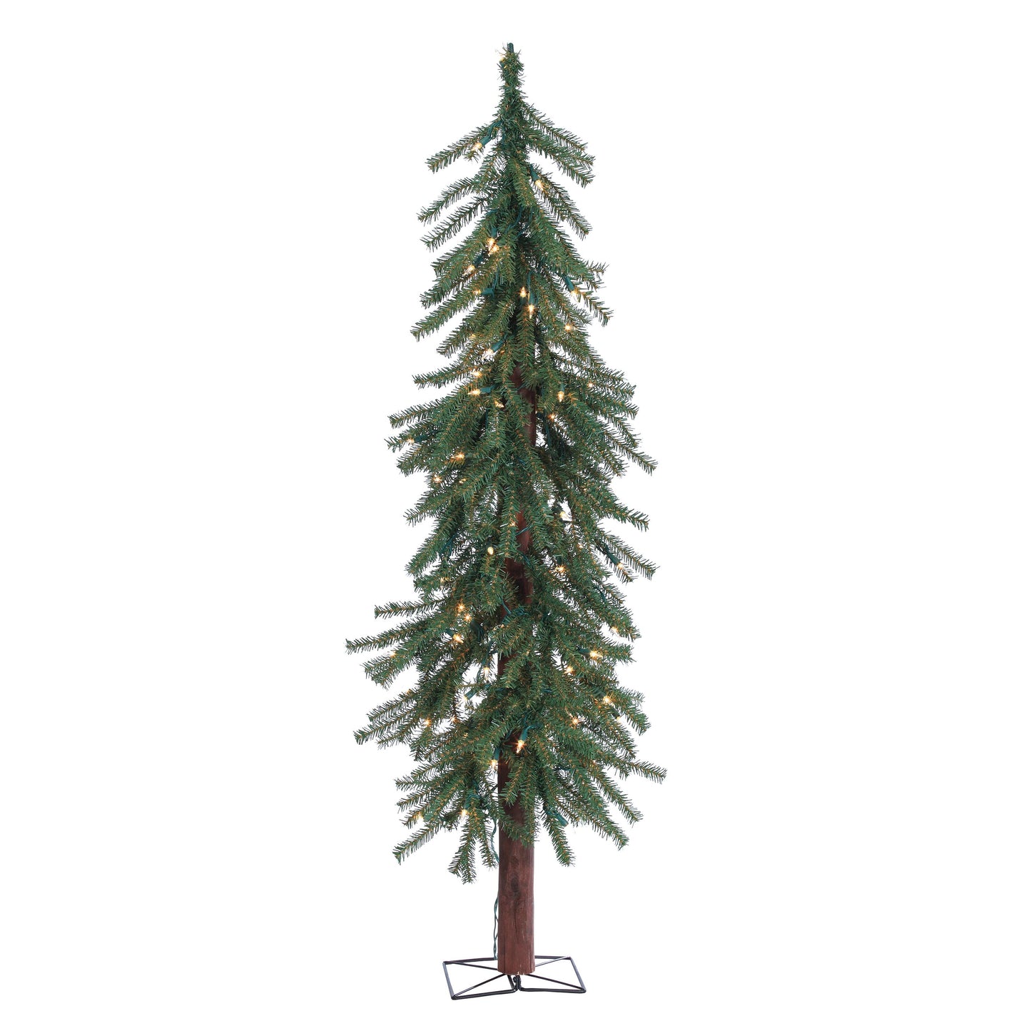 Pre-Lit Alpine Tree - 4 foot