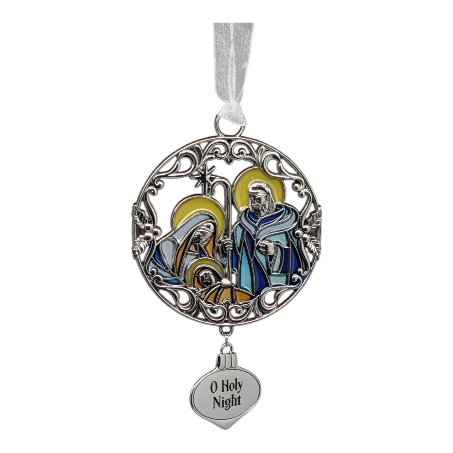 O Holy Night Nativity - Colors of Christmas Ornament
