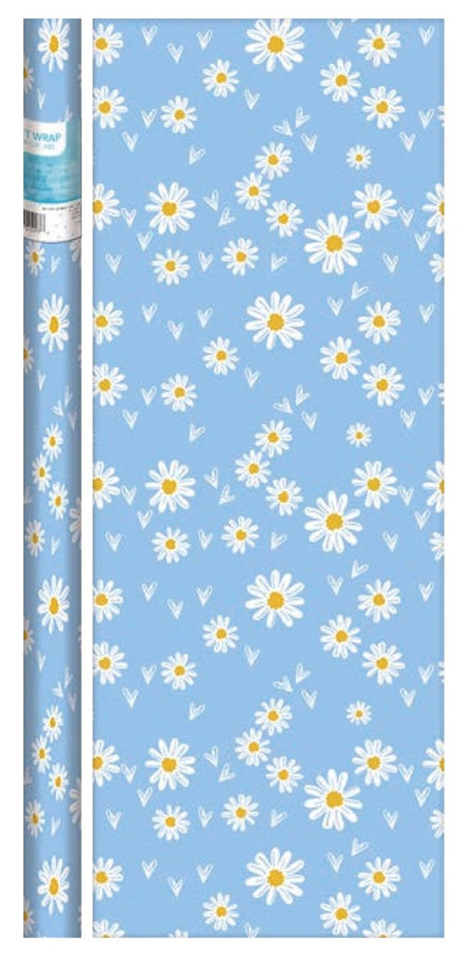 Daisy Print Gift Wrap