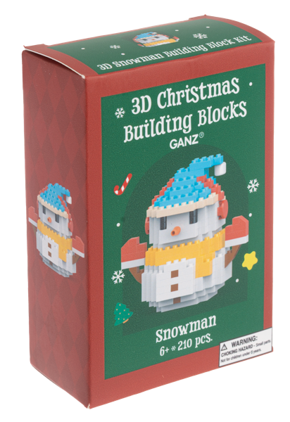 3D Christmas Building Block - Snowman