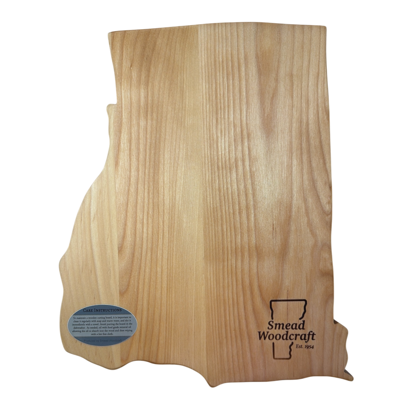 Vermont Artisan  Shape Of Rhode Island  Cutting Board
