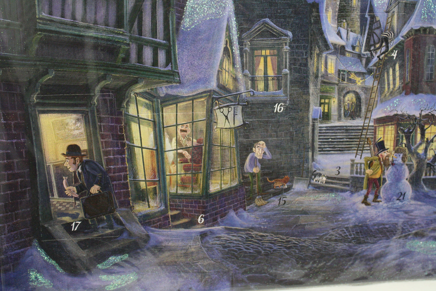 Enchanted Moonlit Village - Wall Advent Calendar