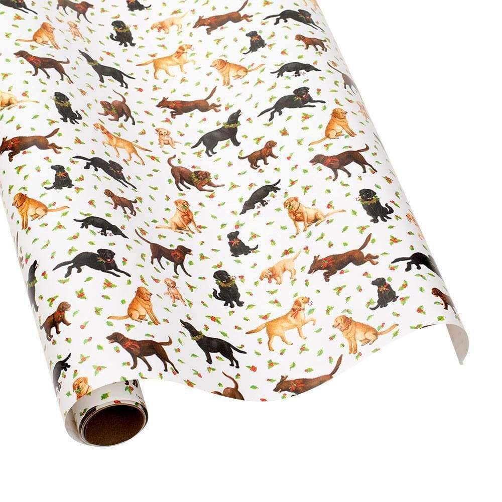 Christmas Labs Gift Wrapping Paper