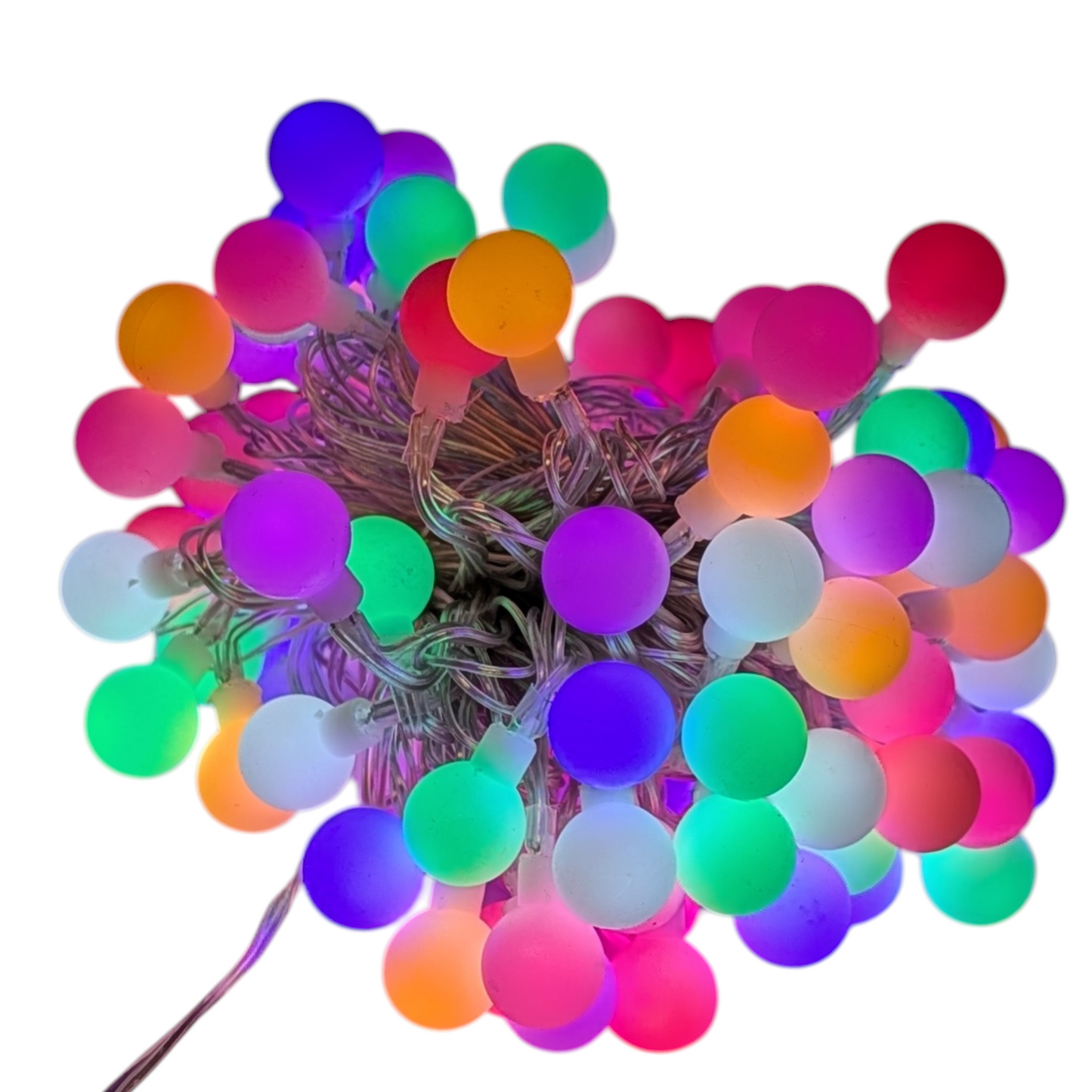 Ball Light String Light - 100 Lights - Multicolor