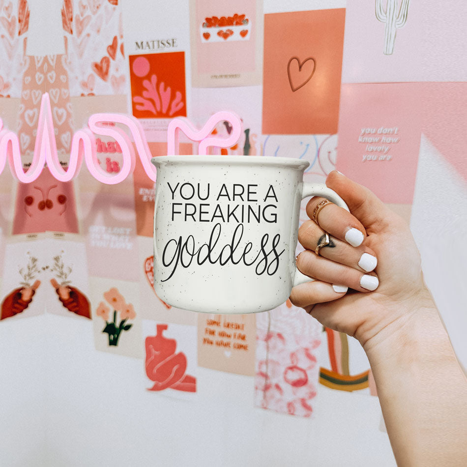 goddess power coffee gift
woman warrior ceramic mug
female power coffee cup
female empowerment gifts
