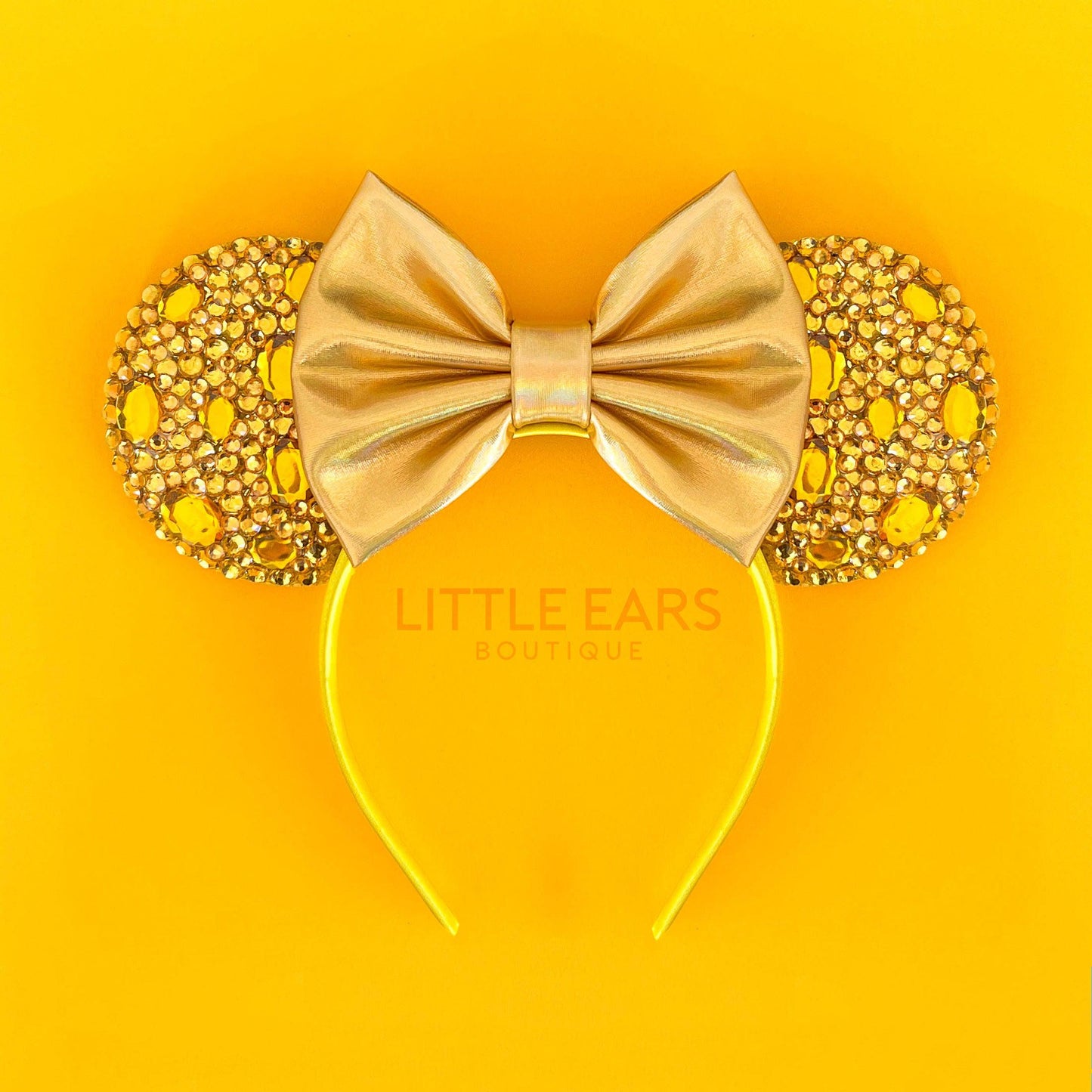 Gold Sparkle Mickey Ears