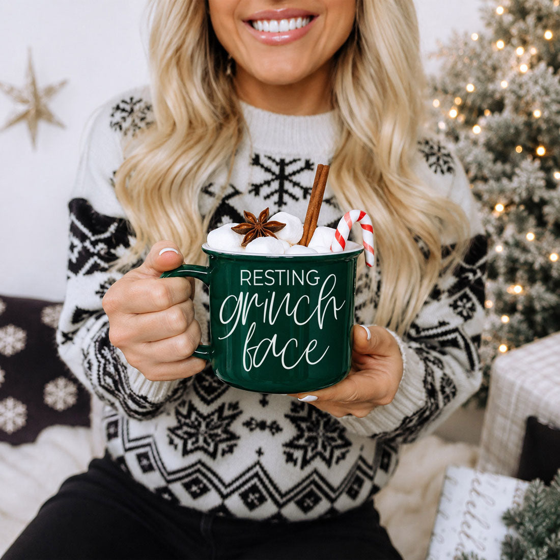 cozy farmhouse Christmas cup
festive holiday kitchen accessories
Christmas mug collection display
cute holiday shelf decor
December kitchen decor ideas
holiday entertaining coffee mugs
Christmas party drinkware
Christmas cocoa station supplies
