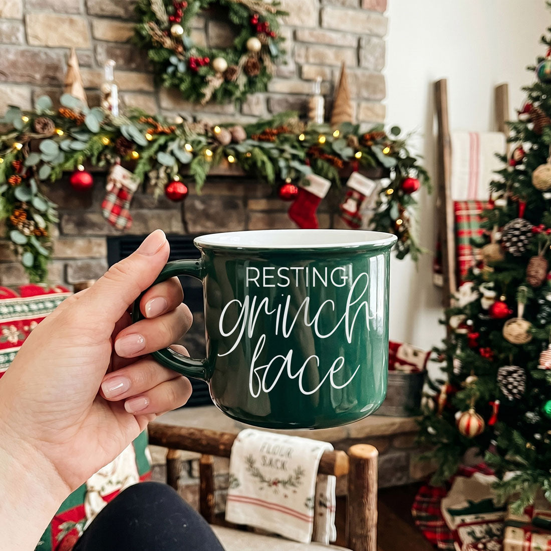 Holiday Humor Coffee Mug | Resting Grinch Face Christmas Cup | Cute Christmas Kitchen Decor
Sarcastic Christmas Coffee Mug For Women | Funny Holiday Drinkware | Cozy Winter Mug
cute festive mug for Christmas coffee bar decorations
funny grinch inspired mug for holiday gift exchanges
unique Christmas coffee mug for women who love sarcasm