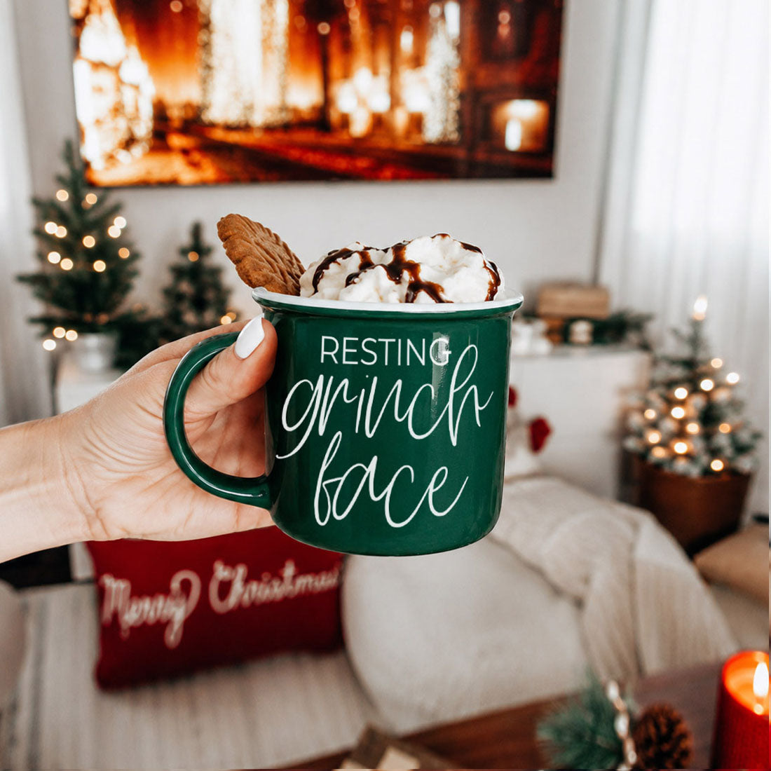 Christmas teacher gift idea
mom Christmas gift mug
sister Christmas present
best friend Christmas gift
funny aunt Christmas gift
neighbor holiday gift idea
funny Christmas cup with hot cocoa setup
holiday mug with winter decorations