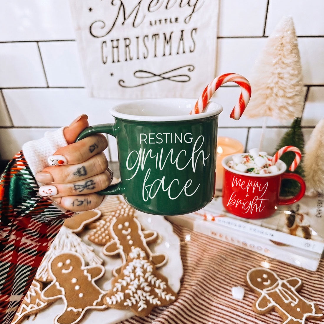 cozy Christmas kitchen decor
winter coffee bar accessories
Christmas drink station ideas
festive coffee corner mug
holiday home decor mug
Christmas kitchen accessories
cozy holiday aesthetic mug
Christmas shelf decor mug