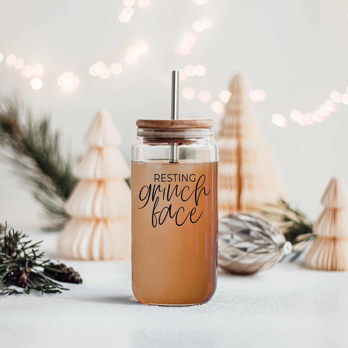 Grinch Face Set 17oz