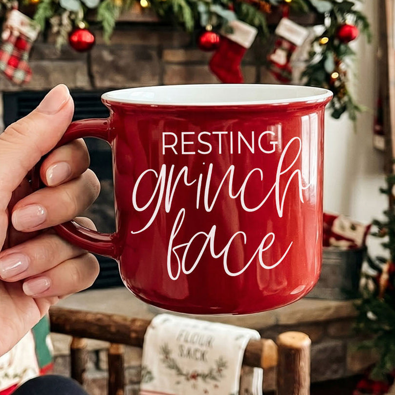 Christmas season coffee mug gift
cute holiday mug with personality
funny Christmas cup for home or office
holiday coffee mug with white lettering
Christmas ceramic cup with handle
oversized Christmas coffee mug
Christmas hot chocolate mug