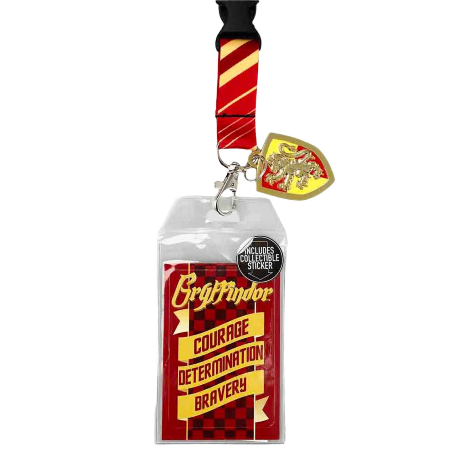 Harry Potter Gryffindor Crest Red & Gold Breakaway Lanyard