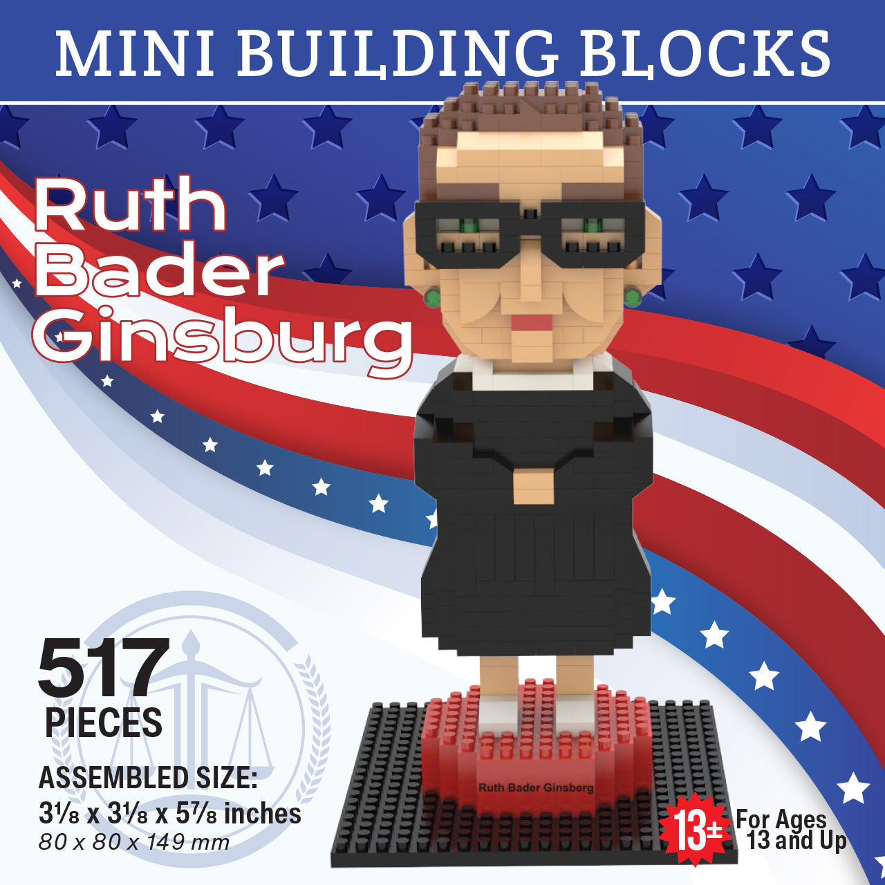 Mini Building Blocks - Ruth Bader Ginsburg
