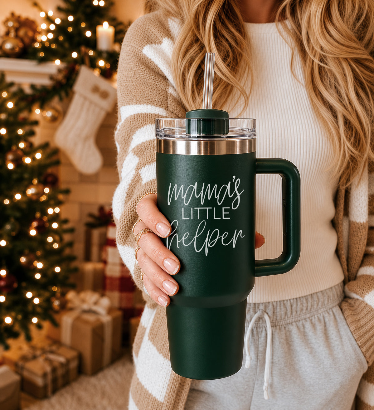 Wholesale 40 oz Funny mom christmas gifts
funny mom christmas ideas
funny mom christmas quotes
funny mom christmas presents
Large 40oz Christmas tumbler for moms with mamas little helper saying
Christmas holiday drinkware for moms 40oz mamas little helper