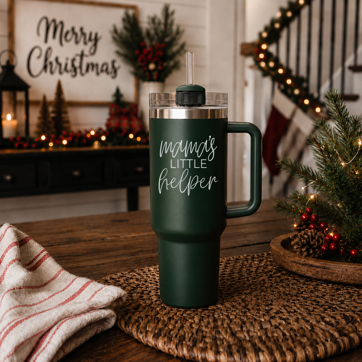 Christmas mom tumbler set red and green - mamas little helper 40oz
Festive Christmas mom tumblers - mamas little helper holiday gift
Stainless steel Christmas mom tumbler - mamas little helper seasonal
Christmas tumbler with lid for moms - mamas little helper 40oz
Red Christmas mom tumbler 40oz - mamas little helper holiday drinkware