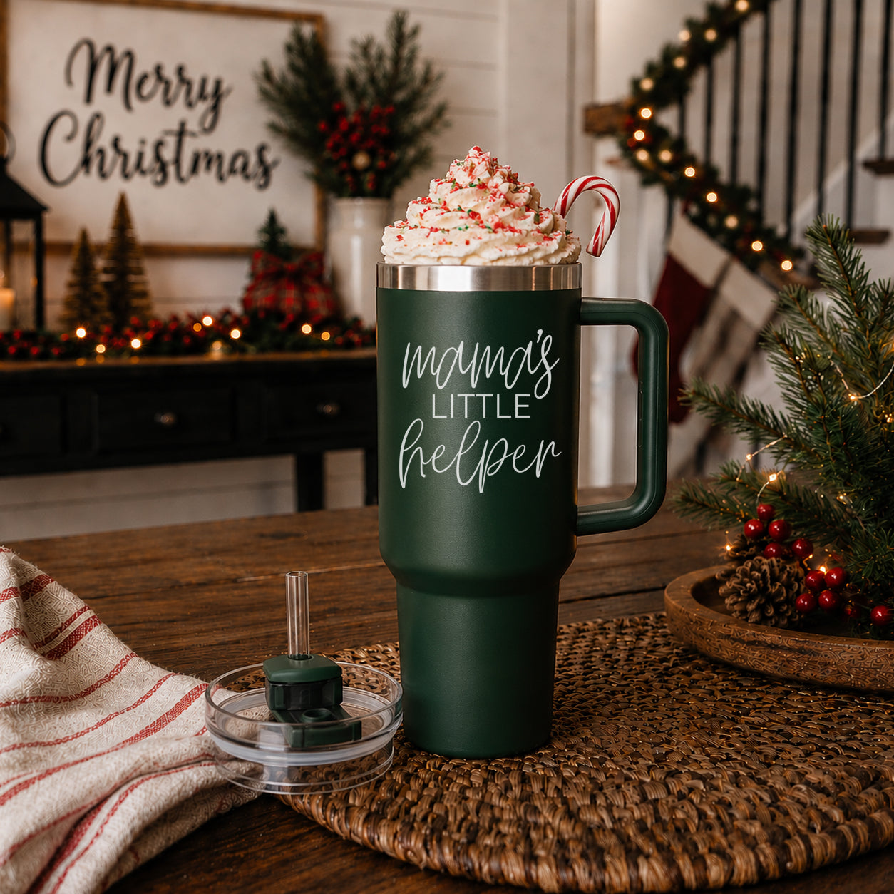 Wholesale Funny Christmas mom tumbler - mamas little helper 40oz drinkware
Christmas mom gift tumbler red green - mamas little helper seasonal
Holiday gift for mom 40oz tumbler - mamas little helper Christmas cup in bulk
40oz insulated Christmas mom tumbler - mamas little helper holiday cup