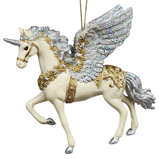 Celestial Pegasus Ornament - Approximately 5 Inches