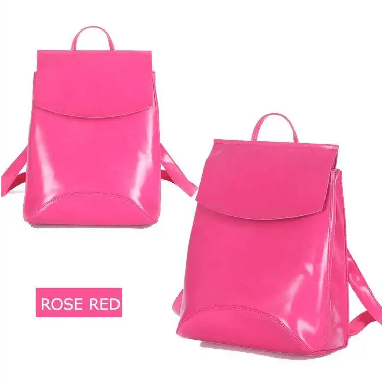 High Quality Leather Backpacks For Fashionable Women And Teenage Girls Large Capacity Shoulder Bagpack