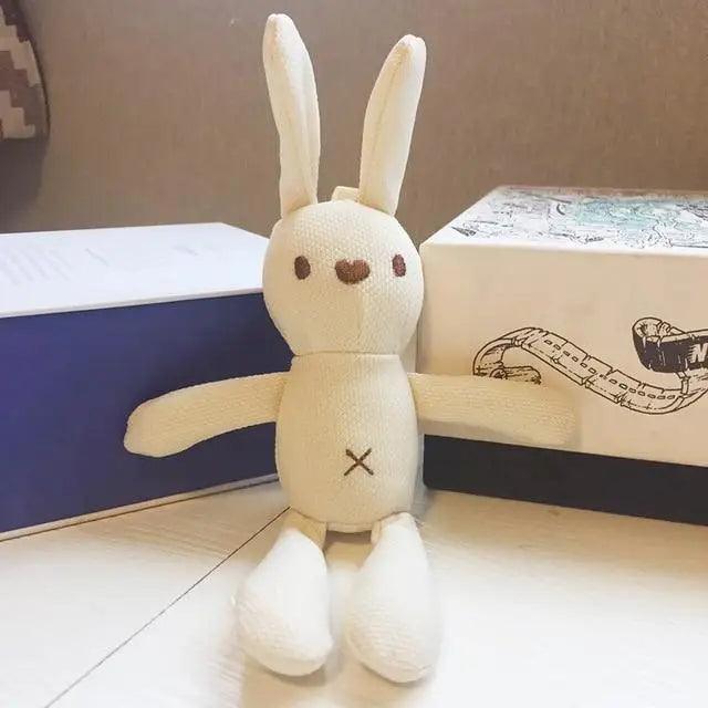 High Quality Soft 18-20CM Teddy Bear Stuffed Plush Toys Cute Dress Rabbit Pendant Dolls Gifts Birthday Wedding Party Decor
