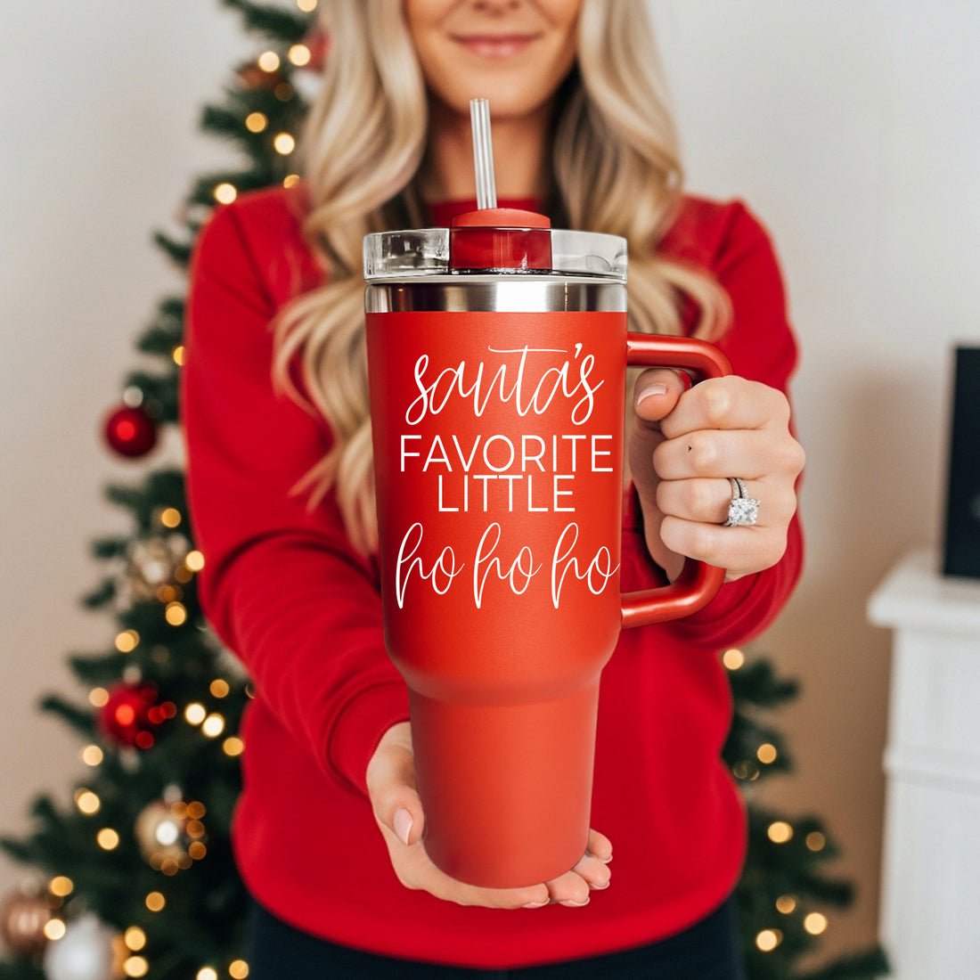 Santa's Favorite little ho ho ho mug
Santa's Favorite Ho Mug red
Large 40oz red Christmas tumbler with Santas favorite little ho ho ho saying
Christmas holiday drinkware 40oz red 