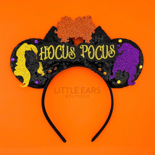 Black Hocus Pocus Mickey Ears