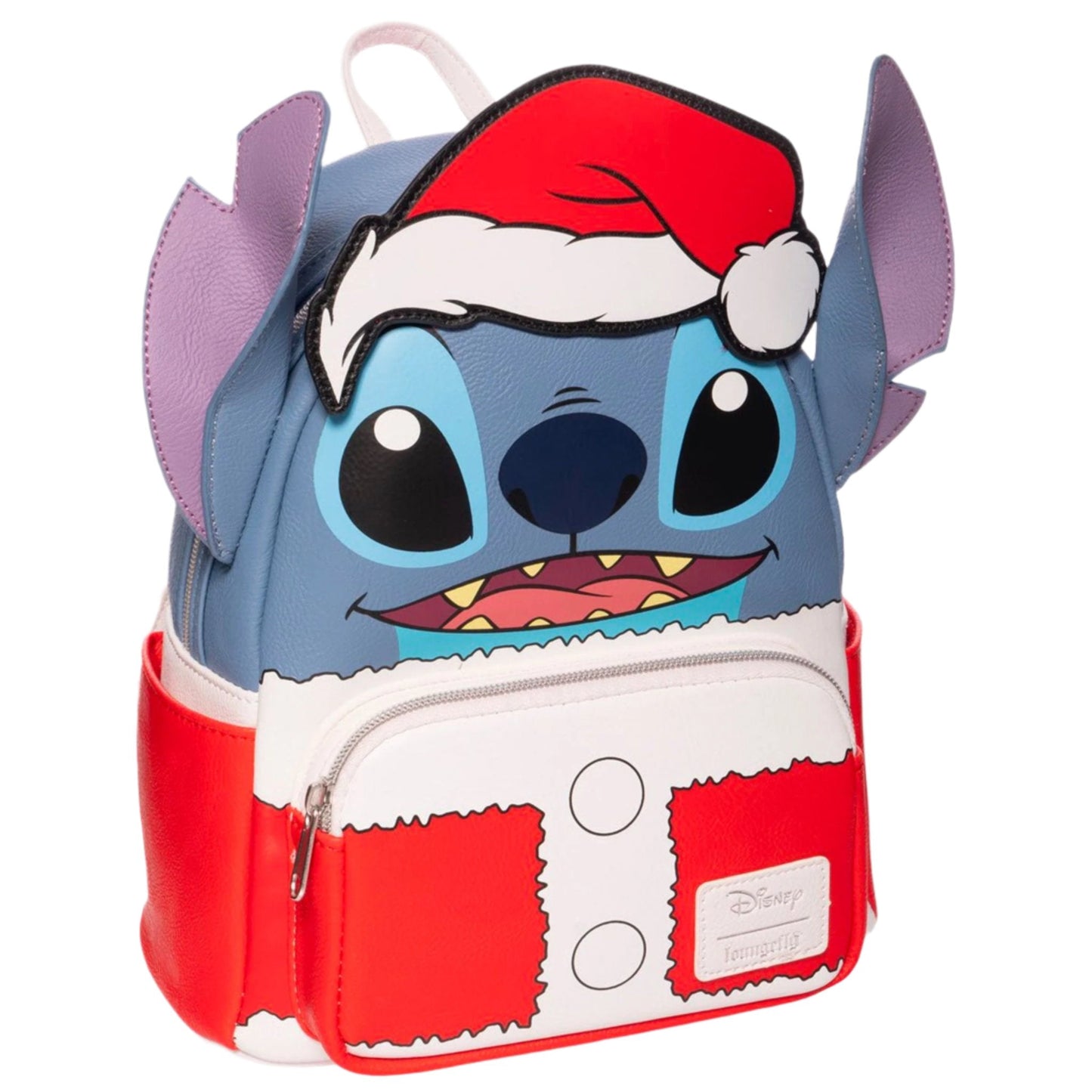 Lilo & Stitch Holiday Santa Stitch Disney EE Exclusive Mini Backpack by Loungefly