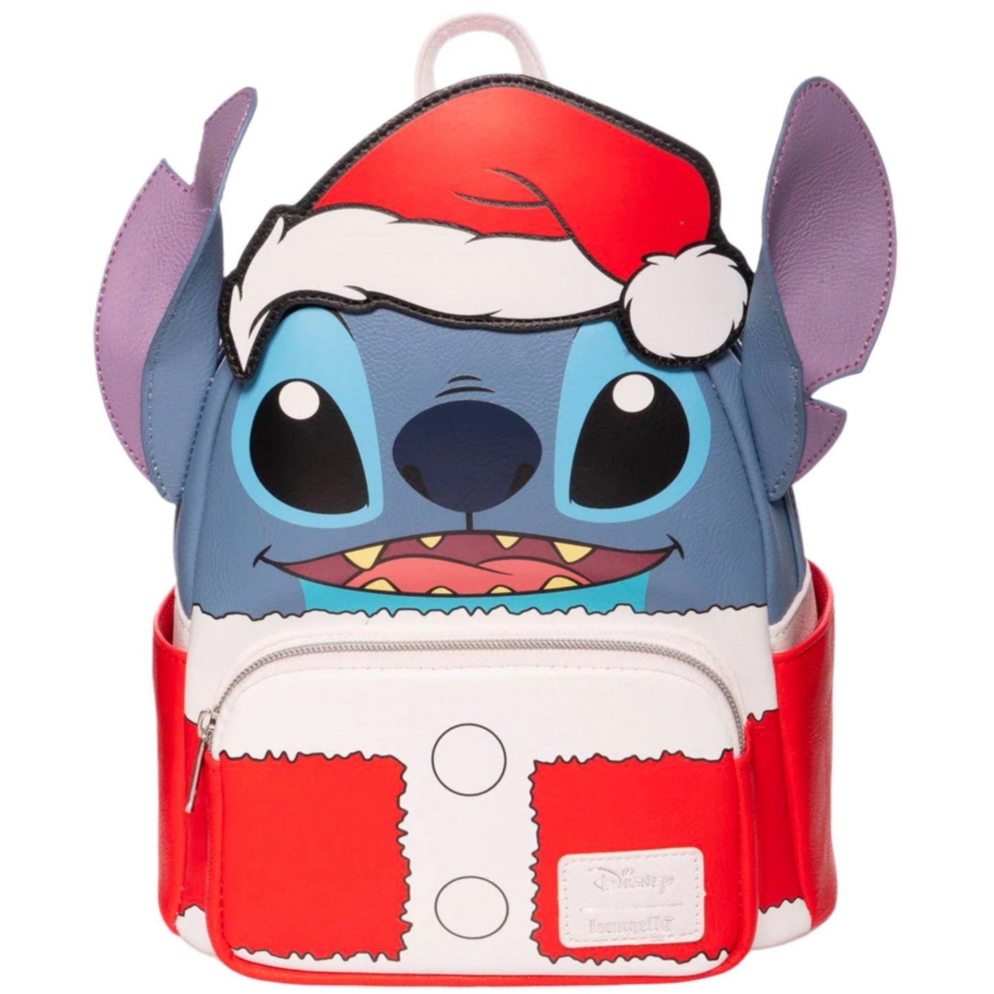 Lilo & Stitch Holiday Santa Stitch Disney EE Exclusive Mini Backpack by Loungefly