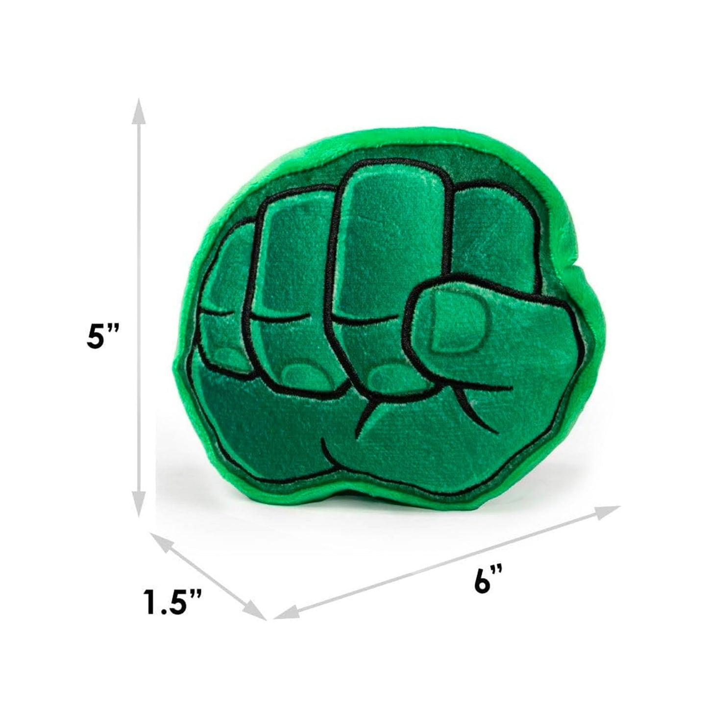 Hulk Fist Squeaky Plush Dog Toy