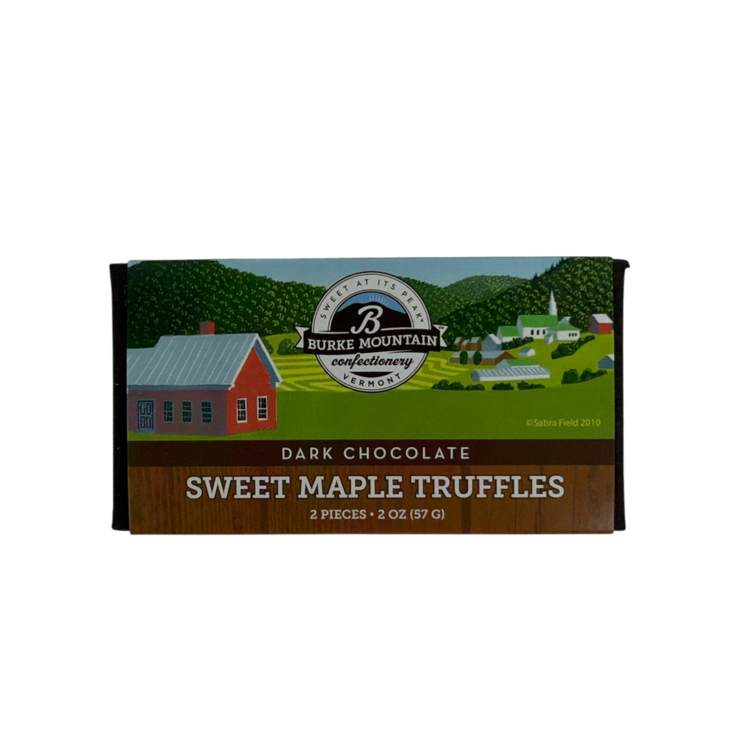 Dark Chocolate  Sweet Maple Truffles - 2 Piece