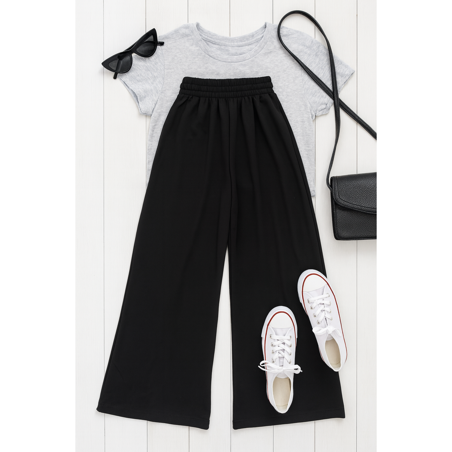 Buttery soft wide leg pants by Julia Rose with relaxed fit