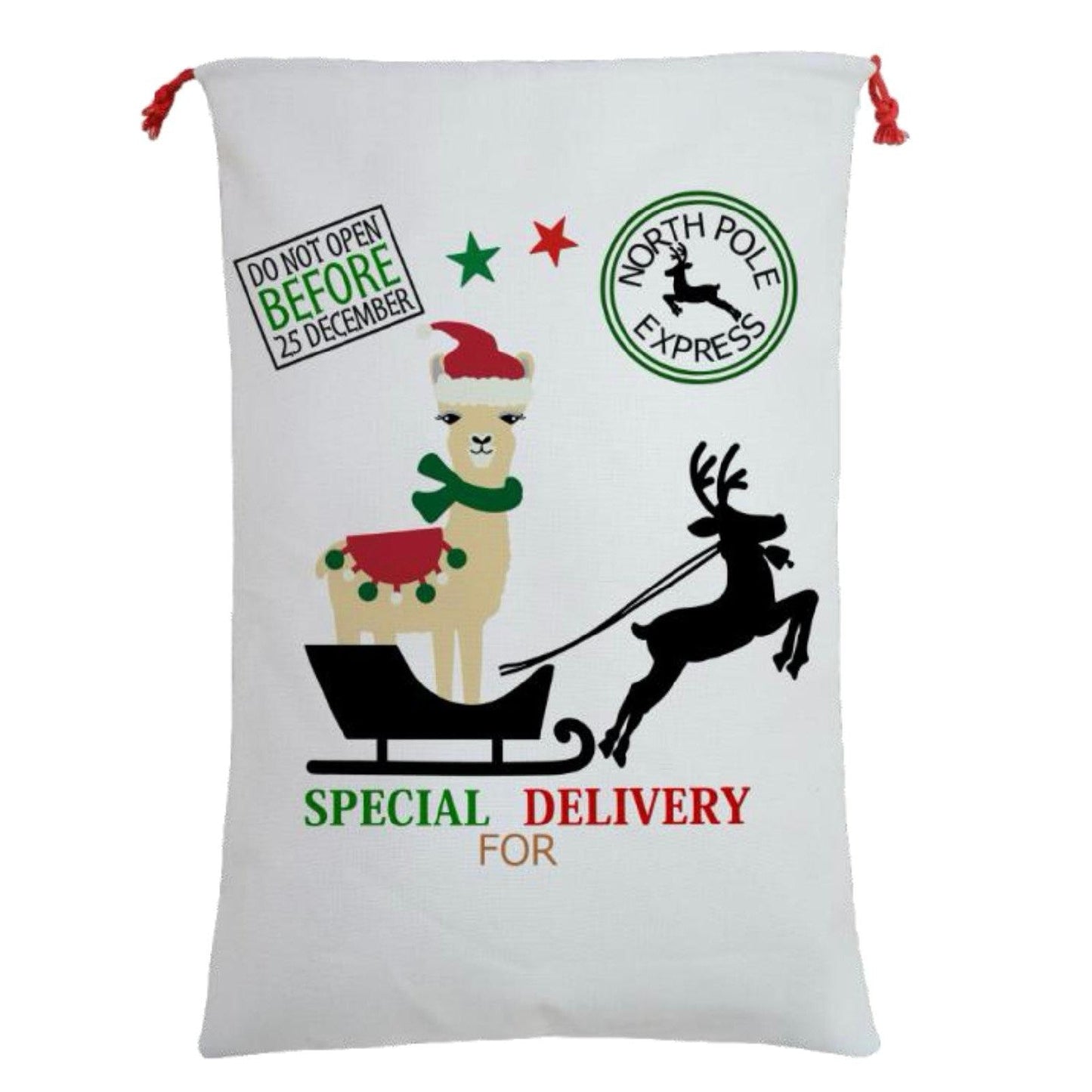 Ready to Ship | Llama - 2024 Santa Sack