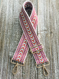 Crossbody Guitar Strap "VIV Burgundy"