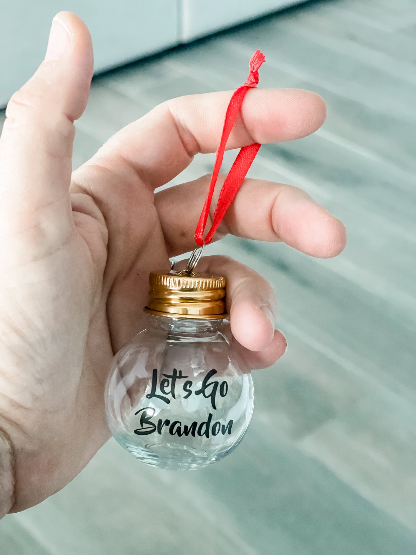 Let's Go Brandon "Shot Ball/Ornament"