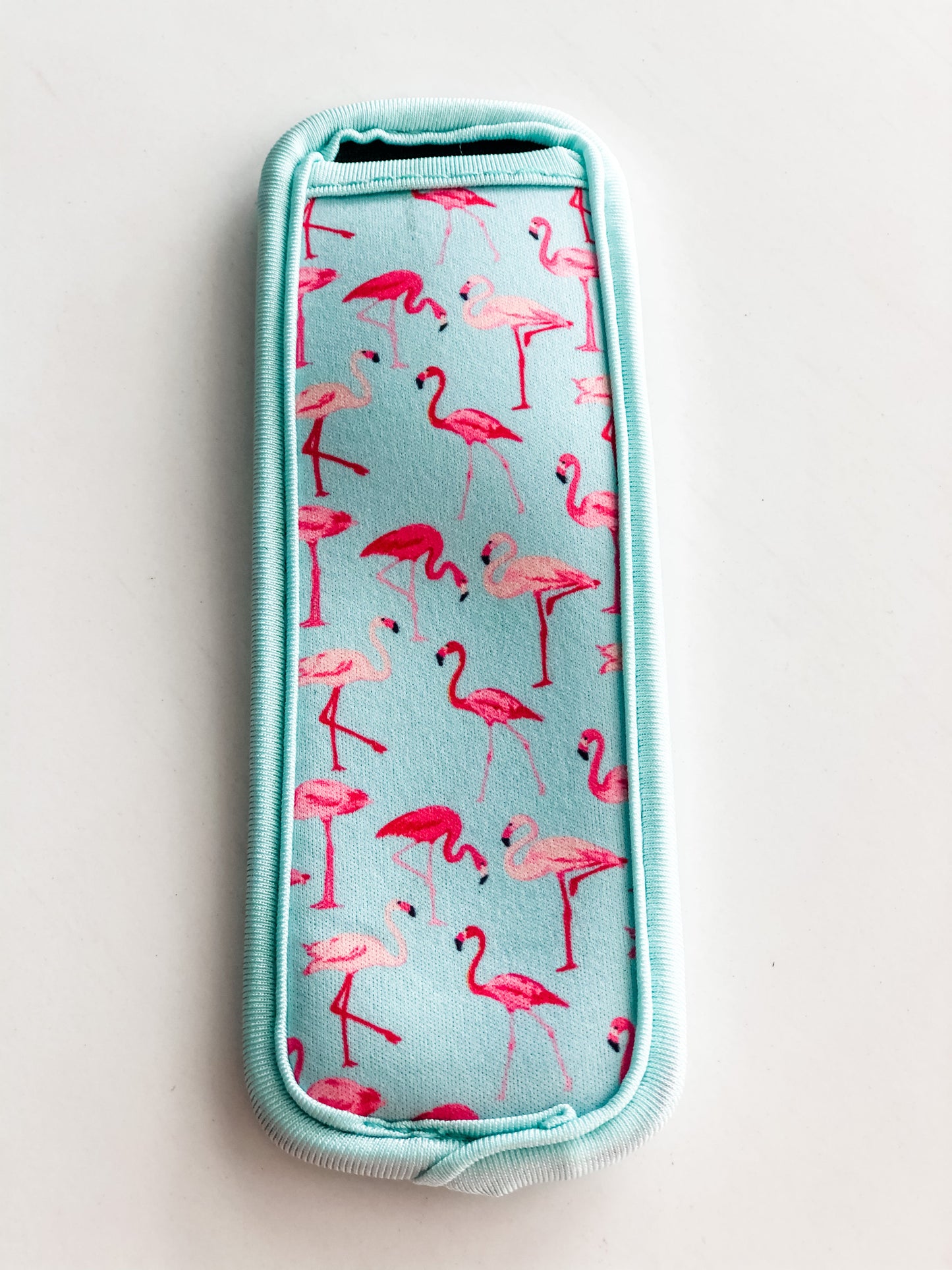 Neoprene Popsicle Holder "Flamingos"