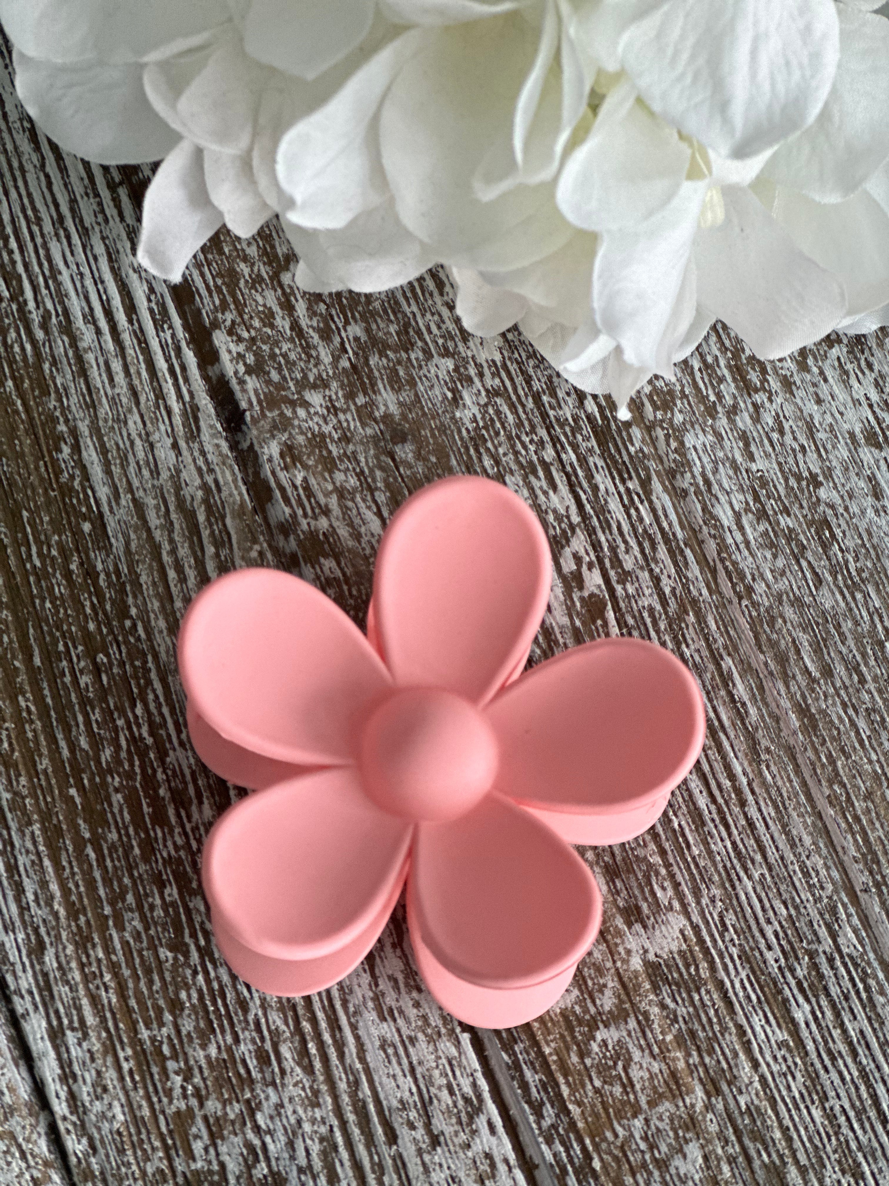 Flower Power "Light Pink" Hair Clip
