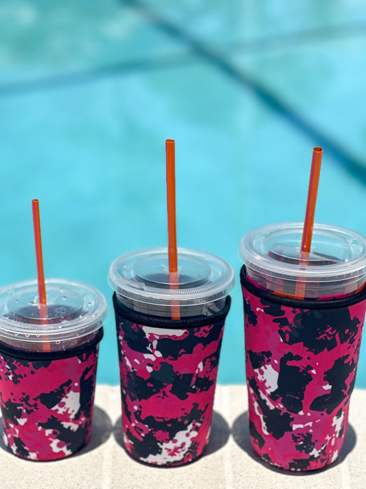Cold Coffee Holder "All The Colors Pink"