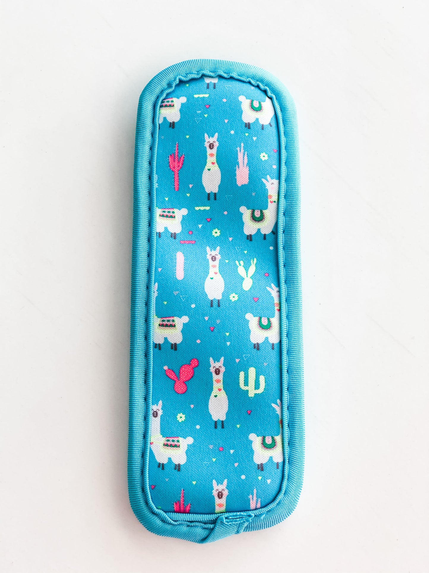 Neoprene Popsicle Holder "Llamas"