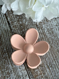 Flower Power "Peach" Hair Clip