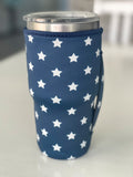 Tumbler Sleeve With Handle "Stars"