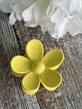 Flower Power "Yellow" Hair Clip