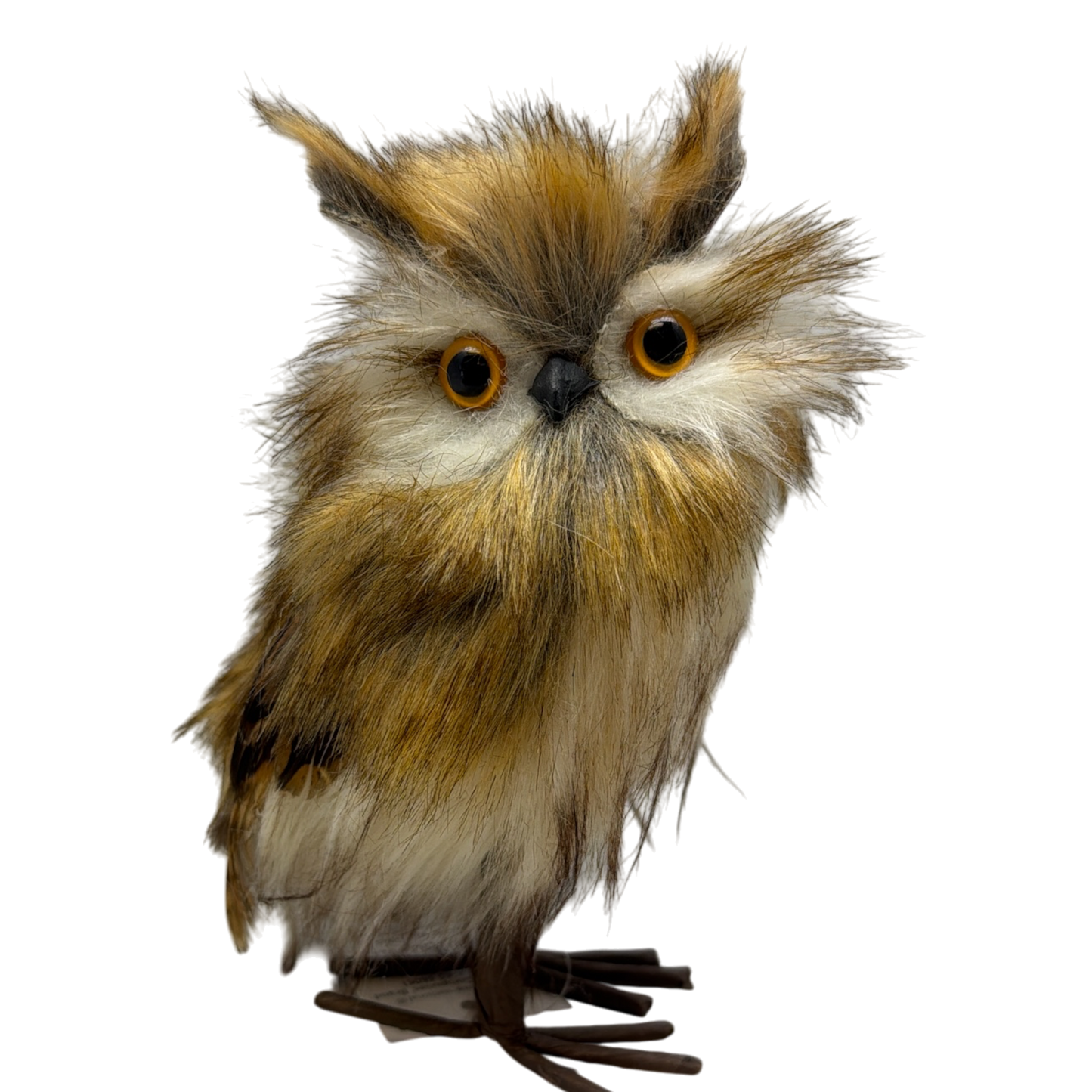 Handcrafted Owl Figurine - Ears Up