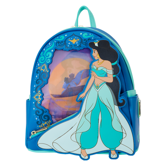 Jasmin and Aladdin Lenticular Dinsey Mini Backpack by Loungefly