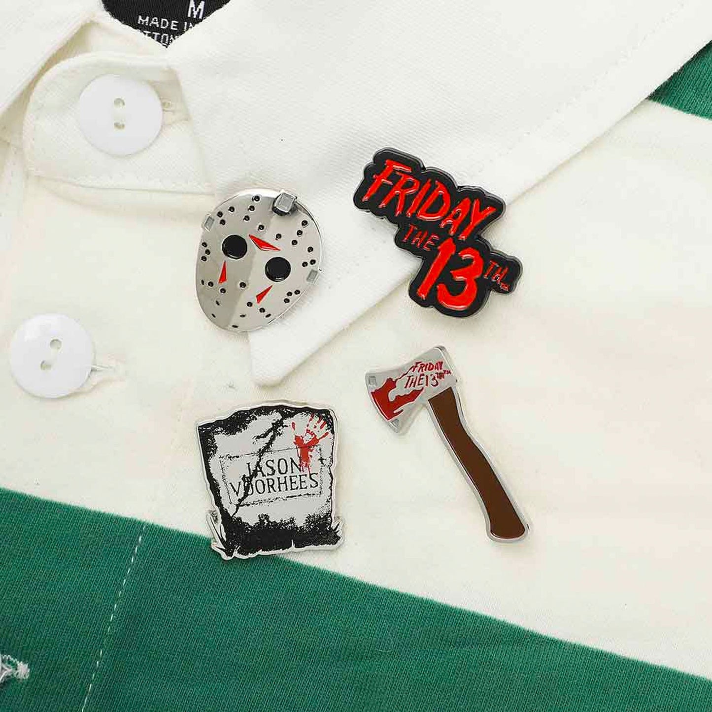 Friday the 13th Jason Voorhees Enamel Pin Set
