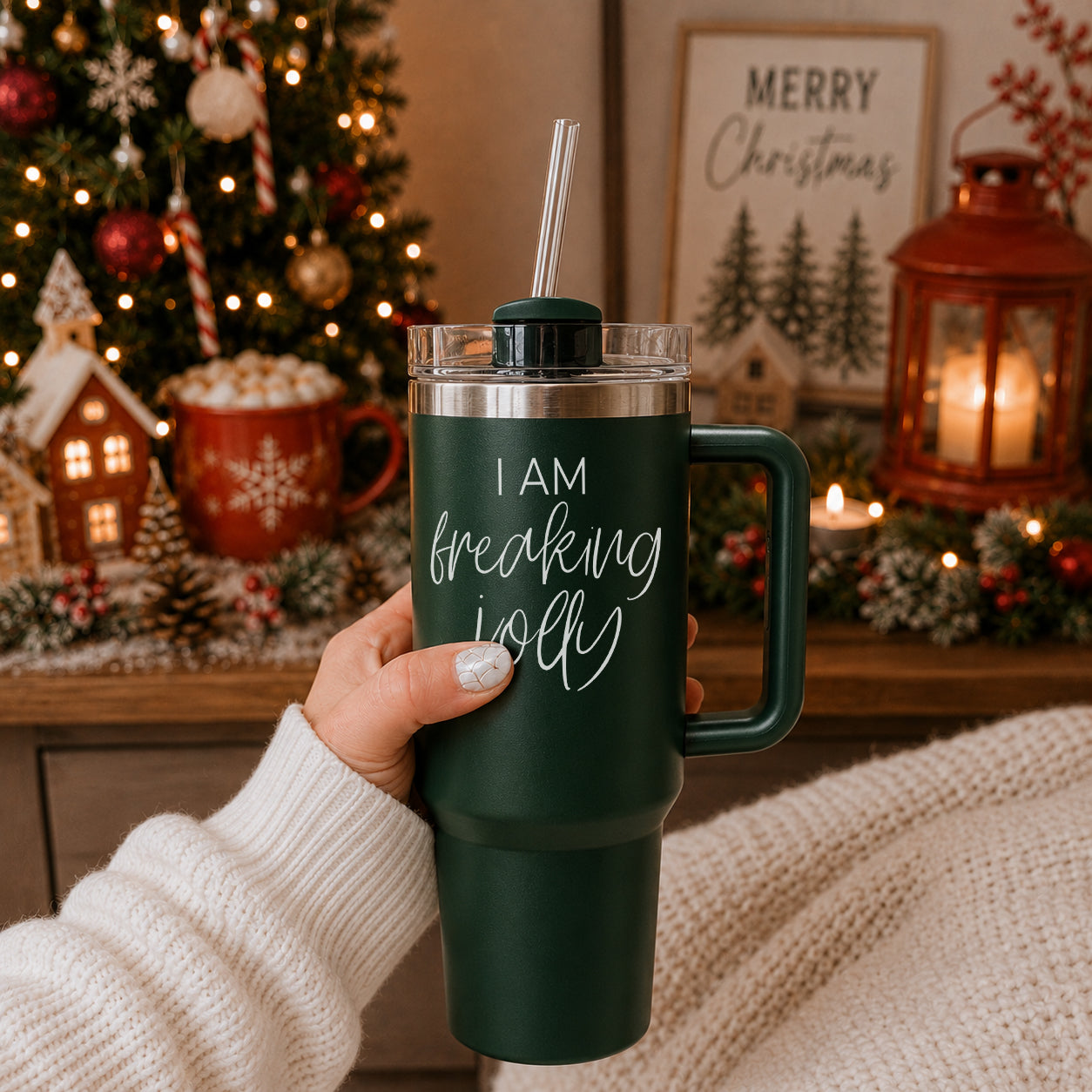 Christmas tumbler with straw
Christmas tumbler with handle
Christmas tumbler cups
Christmas tumbler with funny quote I am freaking jolly 40oz red green
Christmas white elephant gift tumbler - I am freaking jolly 40oz red green
Secret Santa gift tumbler - I am freaking jolly red green Christmas
Christmas celebration tumbler red green - I am freaking jolly 40oz